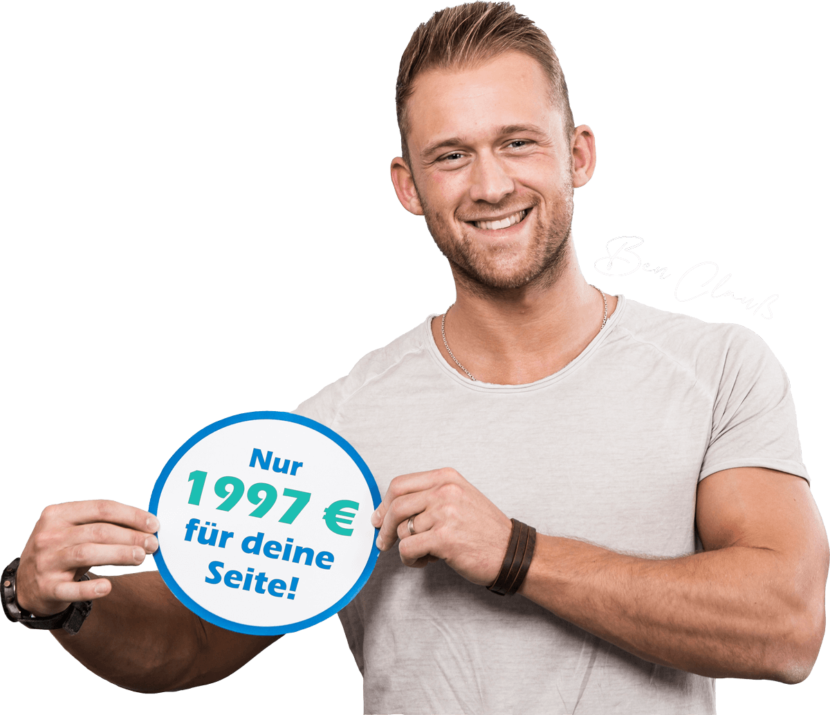 Webseite bei bei Ben Clauß